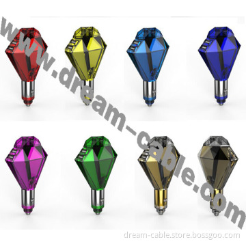 New Design Car Charger with Air Purifier Emergency Hammer